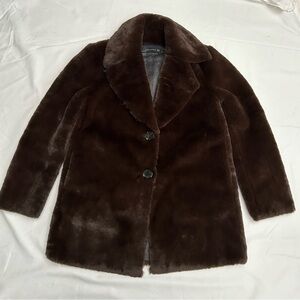 Zara Brown Fur Coat